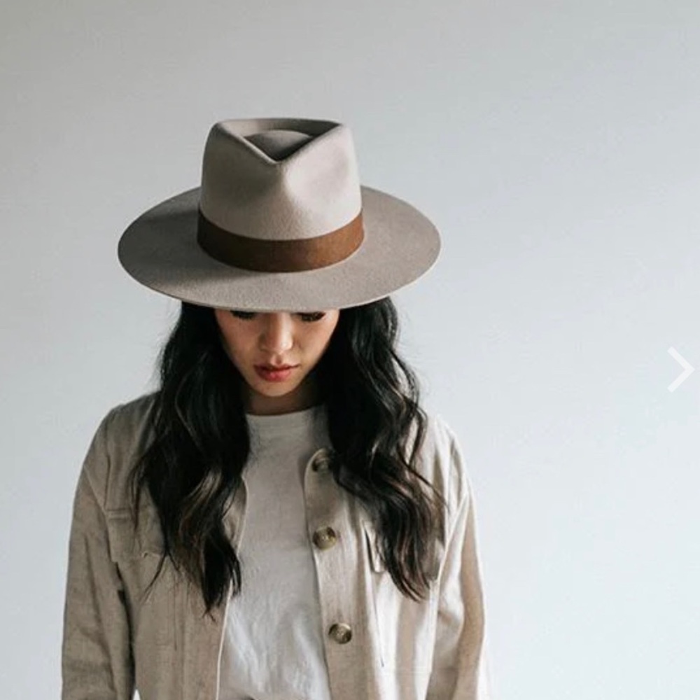 Gigi Pip Miller Fedora in Ivory XS (55)